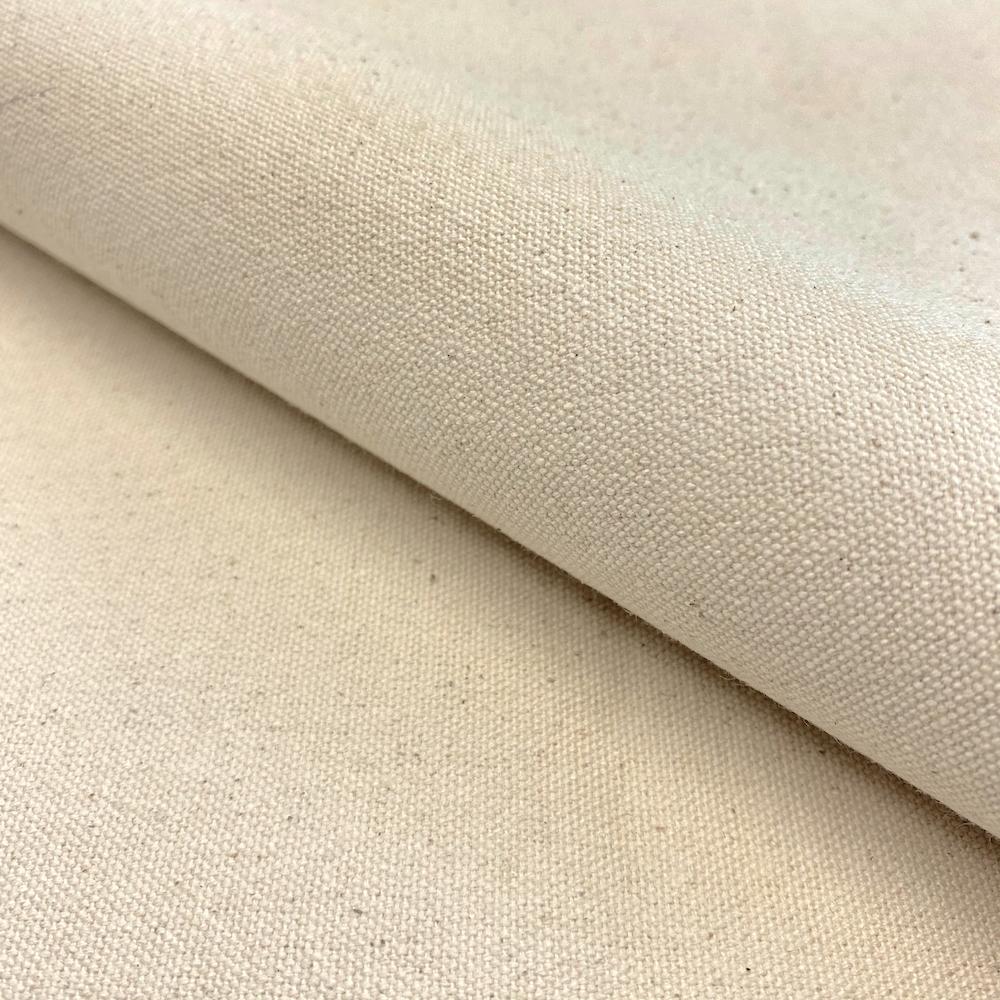 12 Natural Cotton Duck, 48Canvas Fabric Roll